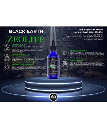 Black Earth Zeolite with Humic Fulvic Acids - 1oz | The Food Movement - Buy Online on GoSupps.com