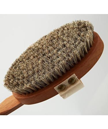 Croll & Denecke Bath Brush with Horsehair Bristles - Premium Quality 1 Piece for Gentle Cleansing - International Shipping Available - Buy Online on GoSupps.com