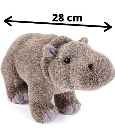 Zappi Co 22cm Pygmy Hippo Plush Toy from Safari Animals Collection - Soft and Cuddly Stuffed Animal for Kids - Buy Online on GoSupps.com