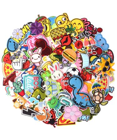 TACVEL 60PCS Random Assorted Styles Embroidered Patches Sew on / Iron on Patches Applique for Clothes Dress Pants Hats Jeans Sewing Flowers Applique DIY Accessory 1.60Pcs Random Pack of Assorted - Buy Online on GoSupps.com