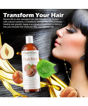 Hazelnut Oil 32 fl. oz. Cold Pressed 100% Pure Natural Carrier - Skin Face Body And Hair Growth Moisturizer. Great For DYI Cream Lotions and Lip balm. - Buy Online on GoSupps.com