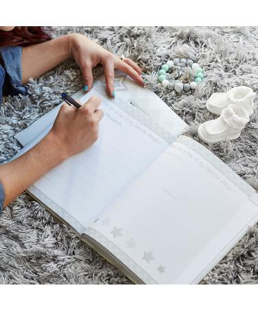 Lil Peach Chevron Blue Baby Memory Journal Book | Baby Keepsake Album - Buy Online on GoSupps.com