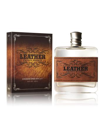 Tru Western Leather #1 Private Reserve Men's Cologne 3.4 fl oz (100 ml) - Masculine Woodsy Leathery Cedar 3.4 Fl Oz (Pack of 1)
