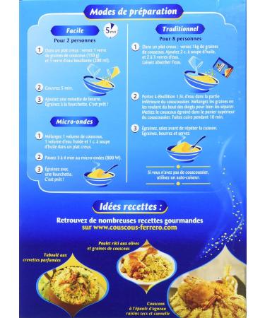 Ferrero Fine Couscous 500 g - Pack of 3 - Buy Online on GoSupps.com