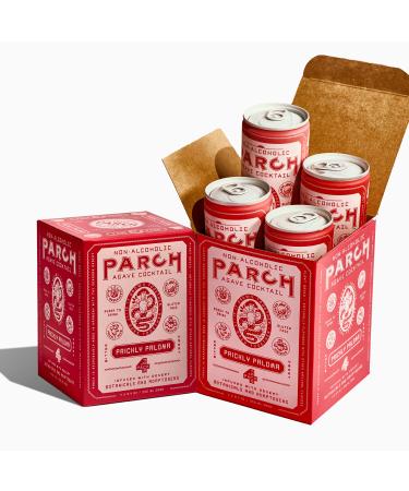 PARCH Prickly Paloma, Ready to Drink Non Alcoholic Agave Cocktail Infused with Desert Botanicals & Adaptogens, Plant Based, Gluten Free & Vegan, Inspired by the Sonoran Desert (8.4 oz x 8 pack)