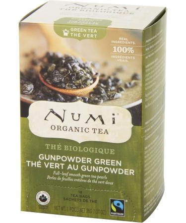 Numi Organic Tea Gunpowder Green 18 Count Box of Tea Bags (Packaging May Vary) Gunpowder Green 36 g (Pack of 18) - Buy Online on GoSupps.com