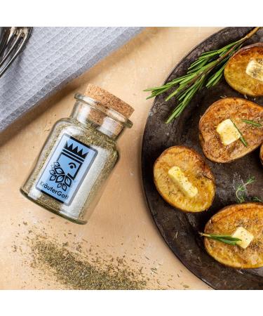 Herb God Mediterranean herbal salt with 50 herbal content original and handmade by Kr uterGod 70g in noble cork glass - Buy Online on GoSupps.com