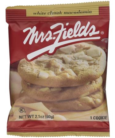 Mrs. Fields Jumbo Individually Wrapped White Chunk Macadamia Cookies (pack of 12)
