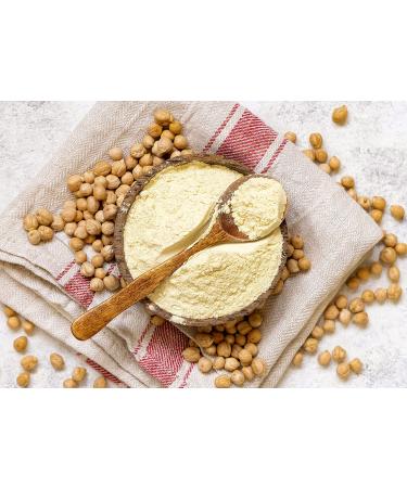 Organic Garbanzo Bean Flour 2 Pounds - Non-GMO Chickpea Flour | High Protein & Fiber | USA Product | Kosher & Vegan | Stone Ground Bulk Pack - Buy Online on GoSupps.com