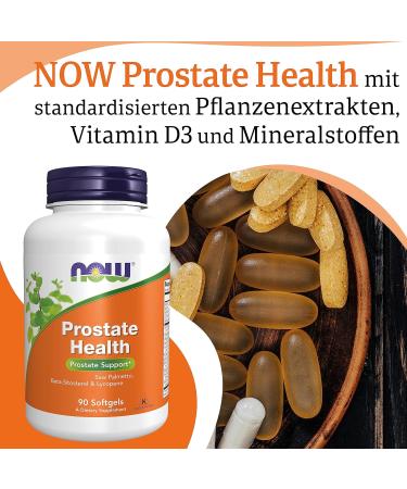 Now Foods Prostate Health with Saw Palmetto & Phytosterols - 90 Capsules Soy Free Gluten Free Non-GMO Laboratory Tested - Buy Internationally - Buy Online on GoSupps.com