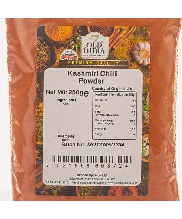 Old India Kashmiri Chilli Powder 250g - Authentic Spice Blend (Pack of 1) - Buy Online on GoSupps.com
