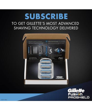 Gillette Fusion Proshield Chill Razor Blade Refills 4 count - Buy Online on GoSupps.com