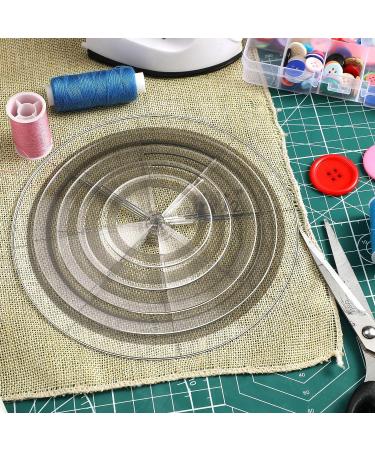 Circle Quilting Template Set - 5 Pcs Circles Quilt Ruler for Quilting - 5 Sizes - Buy Online on GoSupps.com