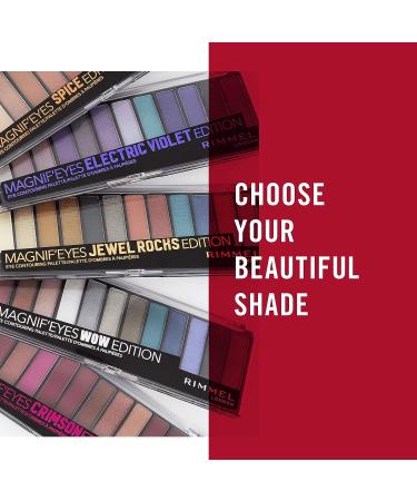 Rimmel Magnif'eyes Eyeshadow Palette Crimson Edition - 0.5 Ounce Palette - Buy Online on GoSupps.com