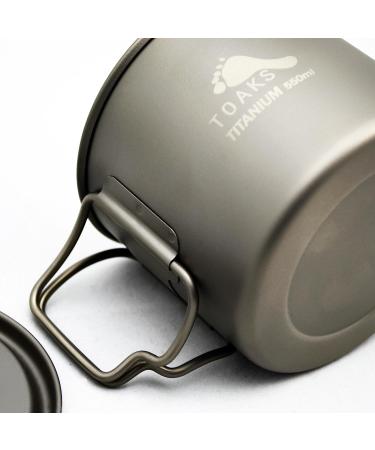 TOAKS LIGHT Titanium 550ml Pot - Ultralight Version | Durable Camping Cookware - Buy Online on GoSupps.com
