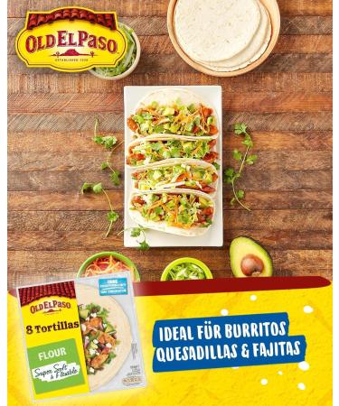 Old El Paso Wheat Tortillas Nature the Package 326 g - Buy Online on GoSupps.com