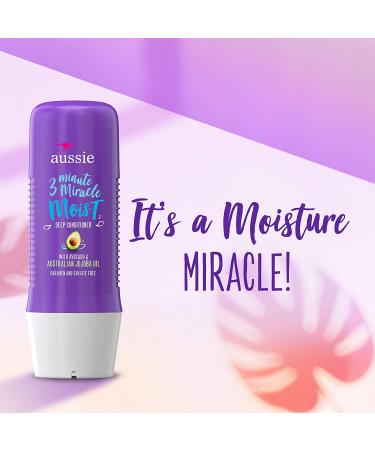 Aussie Miracle Moist 3 Minute Avocado Hair Repair Treatment 8 fl oz - Buy Online on GoSupps.com