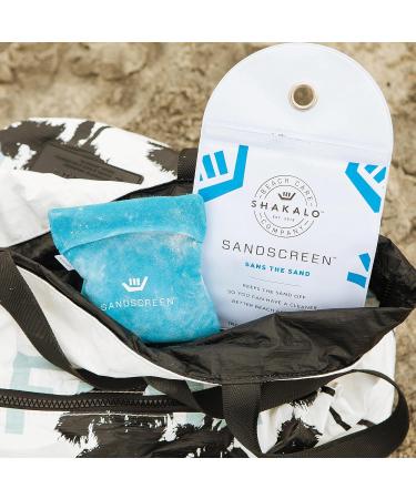 SHAKALO SANDSCREEN Sand Removal Bag - Talc-Free & Reef Friendly - 1.77 oz - Clean & Sand Free - Family-Friendly - Buy Online on GoSupps.com