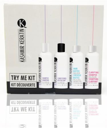 Hair Biotex Smoothing Anti Frizz And Straightening System Kit (4 Products 3.38 FL.Oz Each)