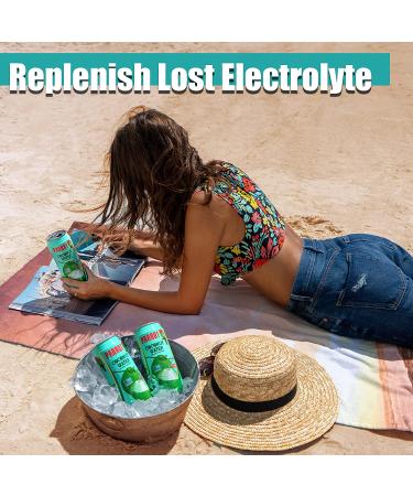 Parrot Coconut Water with Pulp 16.9 fl. oz. (Pack of 12) - Refreshing and Nutritious Hydration Option - Buy Online on GoSupps.com