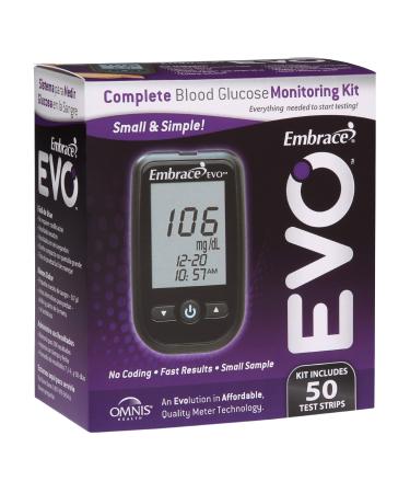Embrace EVO Blood Glucose Meter All in One Starter Kit