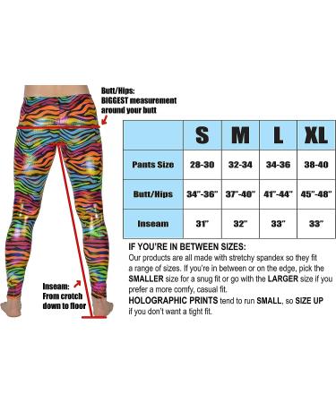 Revolver Fashion Men's Holographic Brief Booty Shorts - Black Disco, Small, Made in USA - Buy Online on GoSupps.com