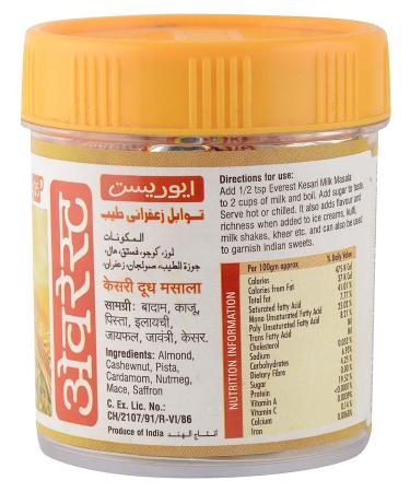 Everest Kesari Milk Masala - 50g | Add a Flavorful Twist to Your Milk - Buy Online on GoSupps.com