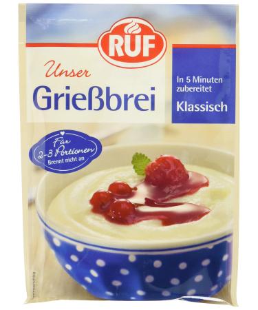 Call semolina porridge classic suitable as a dessert snack or sweet main course finished in 5 minutes only add milk 25 x 92g classic 3 68 g (25 pack)