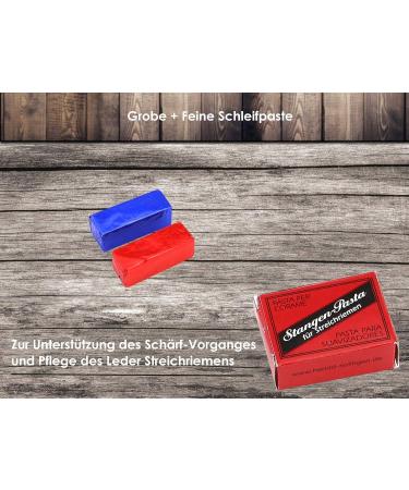 Premium Solingen Razor with Leather Strap & Grinding Paste - International Shipping Available - Buy Online on GoSupps.com