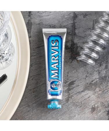 Marvis Whitening Mint & Aquatic Mint Toothpaste 85ml | Healthy Gums & Long-Lasting Freshness | Buy Internationally - Buy Online on GoSupps.com