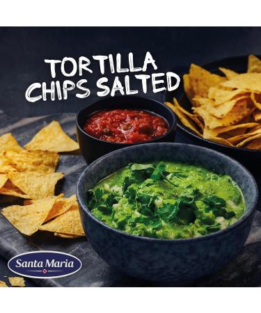  Santa Maria Santa Maria Salted Tortilla Chips 475g | Lightly Salted Corn Chips | Ideal for Serving with Mexican Fajita Burrito Quesadilla and Enchilada Red - Buy Online on GoSupps.com