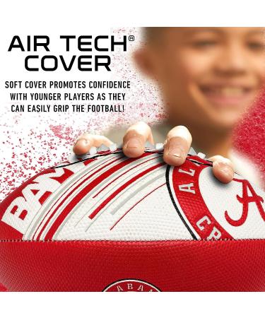 Franklin Sports NCAA Alabama Crimson Tide Youth Mini Football - 8.5 with SPACELACE Easy Grip Texture - Buy Online on GoSupps.com