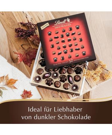 Lindt Feinherbe Mini Pralin s Noirs | 163g Dark Chocolate Gift | 32 Premium Chocolates | Perfect for Gifting - Buy Online on GoSupps.com