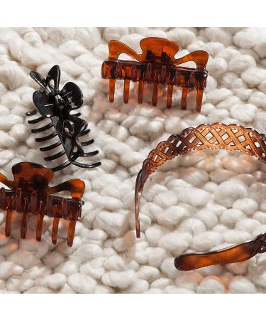 Goody Classics Medium Claw Clips - Assorted Colors - Pain-Free Hair Accessories - 4 Count Pack - Ideal for Women, Men, Boys, and Girls - Buy Online on GoSupps.com