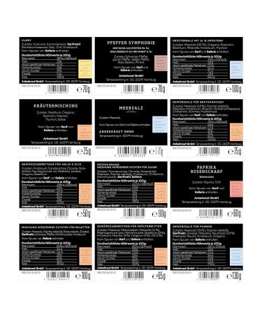 Buy Anchor Herb Spices Set - 12 Premium Spices for Delicious Meals | Perfect for Grilling & Cooking Meat & Vegetables - Buy Online on GoSupps.com