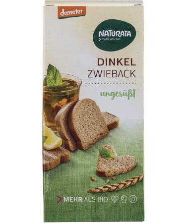 Naturata organic spelt rusks unsweetened (2 x 150 gr)