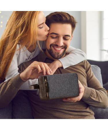 Luxury All Natural Bath and Body Spa Gift Basket for Men - Ocean Breeze Skin Care Kit in Toiletry Bag | Revitalizing Exfoliating Cleansing Moisturizing Essentials - Buy Online on GoSupps.com