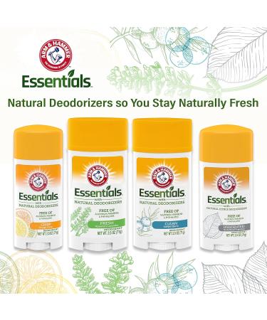 Buy Arm & Hammer Essentials Unscented Deodorant - Natural Deodorizers (Pack of 2) - Save on International Shipping - Buy Online on GoSupps.com