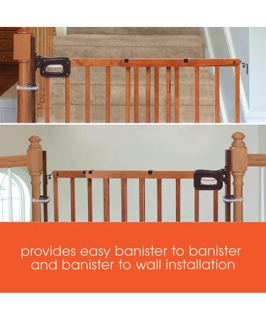 Banister to Banister Gate Mounting Kit - Fits Round or Square Banisters | Accommodates Most Hardware & Pressure Mount Baby Gates | Up to 37 Tall | Summer (Pack of 1) - Buy Online on GoSupps.com