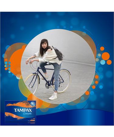 Tampax Compak Super+ Tampons with Applicator 18x - Leak Protection Discreet Feel Clean | Shop Internationally - Buy Online on GoSupps.com