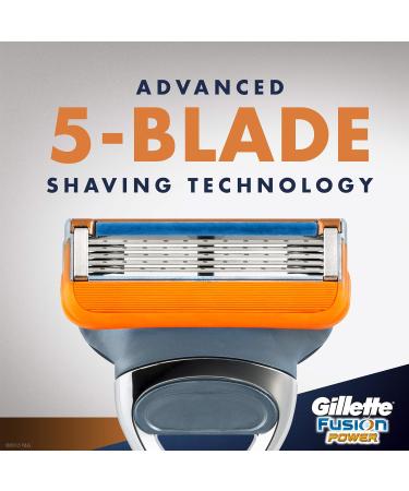 Buy Gillette Fusion Power Men's Razor Blade Refills - 8 Pack | International Shipping Available - Buy Online on GoSupps.com