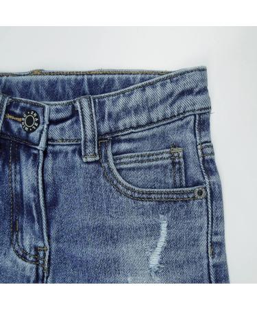 KIDSCOOL SPACE Baby Boys Jeans 18-24 Months Blue-2489: Straight Fit Ripped Denim Pants - Buy Online on GoSupps.com