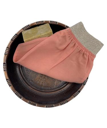 Premium Turkish Hammam Peeling Glove & Silk Shoe | Body Exfoliation for Men & Women | Feel Fine Spa Essentials - Buy Online on GoSupps.com