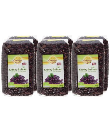 Organic Antersdorfer Muehle Kidney Beans - Pack of 6 (6 x 500g) | International Shipping Available - Buy Online on GoSupps.com