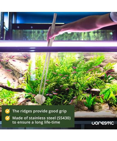 VORESTIC Aquarium Tweezers Long Straight 60 cm Aquascaping Extra Long Tweezers Large - Buy Online on GoSupps.com