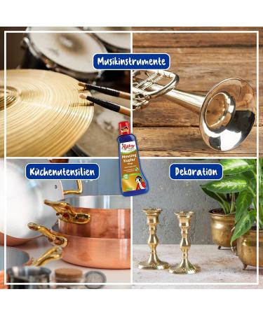 Poliboy Brass & Copper Care 200ml - Premium Cleaning & Shine for Fittings Vases Sculptures | Long-Lasting Protection | Made in Germany - Buy Online on GoSupps.com