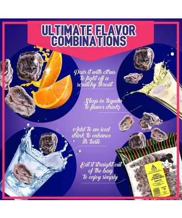 Sweet Seedless Li Hing Mui Crack Seed Plums - Hawaiian Favorite Candy (4 oz) - Buy Online on GoSupps.com