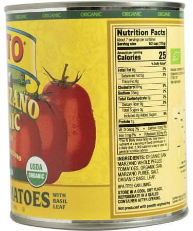Cento San Marzano Organic Peeled Tomatoes 1.75 lb (Pack of 6) - Buy Online - Buy Online on GoSupps.com