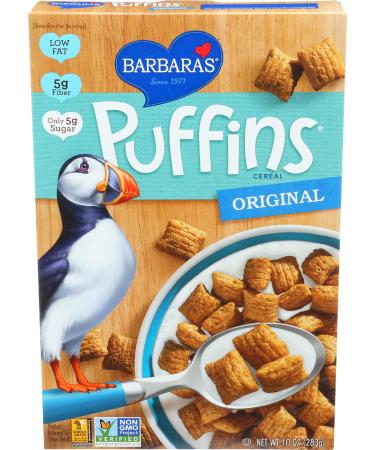 Barbaras Bakery, Cereal Puffins Original, 10 Ounce