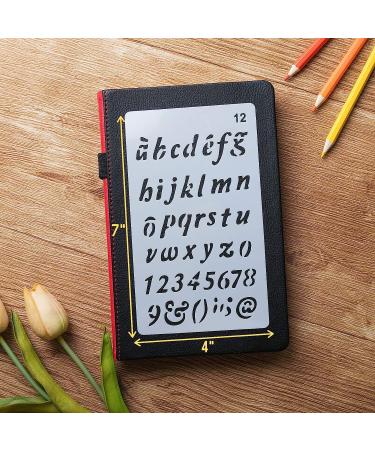 Mr. Pen- Letter Stencils  12 Pack  4 x 7 Inch  Alphabet Stencils  Letter Stencil  Lettering Alphabet Stencil  Stencils  Stencils Letters and Numbers  Lettering Stencils  Bullet Journaling Stencils - Buy Online on GoSupps.com